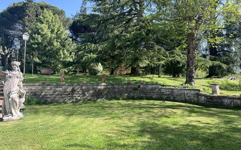 Villa Il Parco: Boom, Gras, Blad, Struik, Tuin, Gazon, Groundcover, Trunk, Park