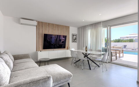 Level 4: Interieur Ontwerp, Flooring, Verdieping, Meubilair, Hout, Plafond, Bankstel, Appartement, Woonkamer, Huis