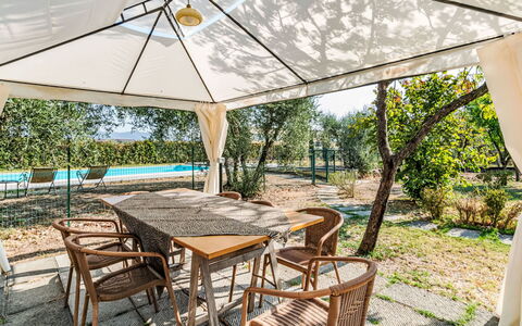Podere degli Ulivi: Zwembad, Buitenmeubels, Tuin, Meubilair, Toevlucht, Schaduw, Eco Hotel, Backyard, Vrije Tijd, Stoel