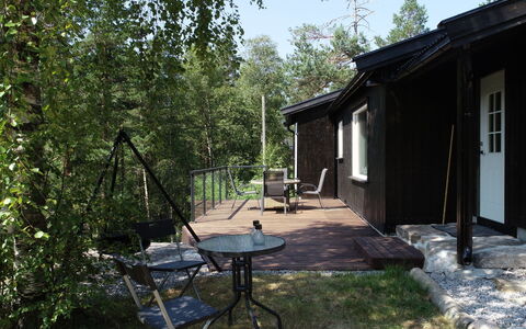 Porsmyr: Hout, Verblijf, Huis, Backyard, Schaduw, Tuin, Werf, Stoel, Veranda, Garden Gebouwen