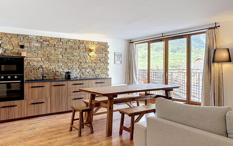 Terrasses de Termignon: Appartement, Toevlucht, Zwembad, Condominium, Balkon, Hotel, Eco Hotel, Villa, Kamerplant