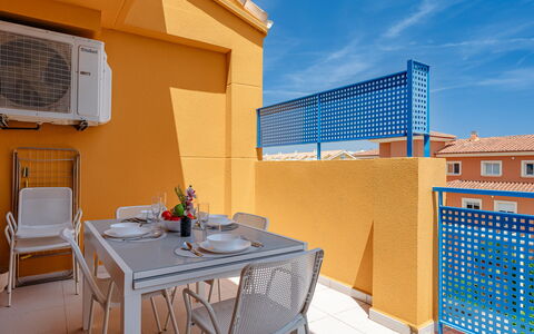Puerta del Tenis: Appartement, Stoel, Beits, Zwembad, Hotel, Balkon, Toevlucht