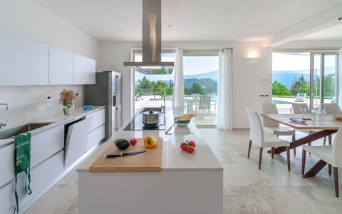 Dimora Montefalcone 8, Emma Villas: Interieur Ontwerp, Meubilair, Flooring, Verdieping, Hout, Keuken, Plafond, Huis, Countertop, Stoel