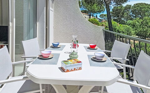 Le Val des Pins: Balkon, Villa