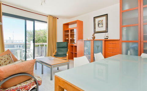 Edificio Nautic: Kamer, Eigendom, Meubilair, Interieur Ontwerp, Oranje, Gebouw, Huis, Onroerend Goed, Verdieping, Slaapkamer