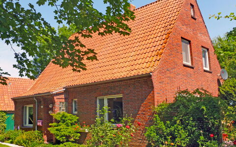 Natur Pur am Nordseedeich: Fabriek, Gebouw, Eigendom, Venster, Lucht, Huis, Verblijf, Boom, Steen, Hout