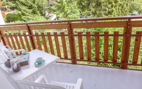Crans-Montana 450: Hout, Boom, Buitenmeubels, Stoel, Veranda, Hek, Gebouw, Onroerend Goed, Verblijf, Vrije Tijd
