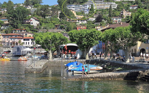 Ascona 250: Haven, Vervoer Over Water,  Dorf\, Waterweg, Jachthaven, Boot, Water, Boom, Voertuig, Kust