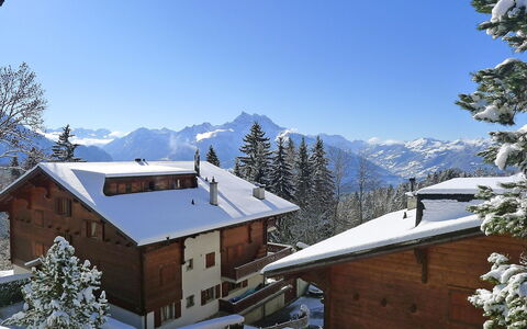 Les Bruyères 25: Sneeuw, Winter, Eigendom, Berg, Bergachtig Landvormen, Dak, Lucht, Huis, Bergketen, Huis
