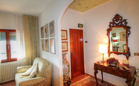 Villa Campo del Mulino: Kamer, Eigendom, Meubilair, Interieur Ontwerp, Bed, Slaapkamer, Gebouw, Huis, Plafond, Onroerend Goed