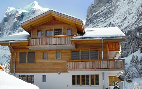Chalet Pfingsteggblick: Lucht, Sneeuw, Eigendom, Berg, Venster, Gebouw, Boom, Helling, Huis, Terrein