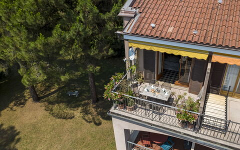 Residenza del Pascià: Balkon, Veranda, Schaduw, Villa, Leuning, Baluster, Eco Hotel, Kamerplant