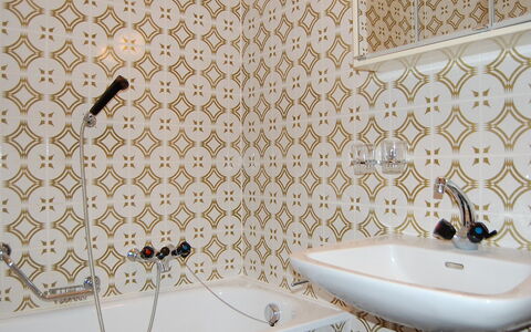 Nid D'Aigle E1: Tegel, Badkamer, Muur, Kamer, Eigendom, Behang, Kraan, Verdieping, Interieur Ontwerp, Flooring