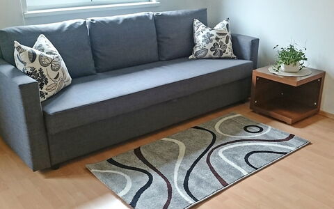 Corinna: Meubilair, Bankstel, Verdieping, Woonkamer, Slaapbank, Bruin, Kamer, Slaapbank, Beige, Flooring