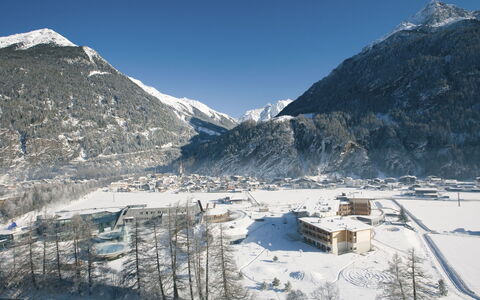 Längenfeld 165: Berg, Bergachtig Landvormen, Sneeuw, Bergketen, Heuvel, Winter, Hoogland, Heuvel Station, Landschap, Glacial Landform
