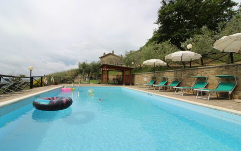 Agriturismo Ca di Vestro: Water, Gebouw, Lucht, Fabriek, Zwembad, Badplaats, Wolk, Huis, Boom, Stoel