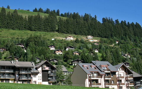 Moléson-Sur-Gruyères 400: Lucht, Gebouw, Eigendom, Fabriek, Ecoregio, Berg, Natuurlijk Landschap, Natuur, Groen, Huis