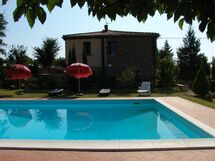 main house and swimming pool