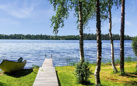 Alakitkajärvi, Takkusalmi: Blauw, Water, Natuur, Natuurlijk Landschap, Landschap, Bank, Meer, Schaduw, Reservoir, Kust