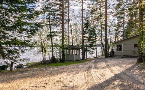 Mäntyrinne: Hout, Verblijf, Blokhut, Woud, Schuur, Garden Gebouwen, Lariks, Bos, Beits