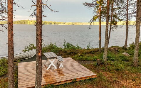 Ylikitkajärvi, Kesäkumpu: Hout, Verblijf, Blokhut, Woud, Schuur, Garden Gebouwen, Lariks, Bos, Beits