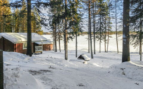 Ylikitkajärvi, Kesäkumpu: Hout, Verblijf, Blokhut, Woud, Schuur, Garden Gebouwen, Lariks, Bos, Beits