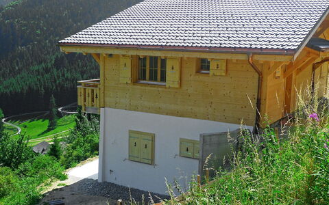 Chalet la Poya: Fabriek, Gebouw, Venster, Groen, Land Lot, Huis, Verblijf, Gras, Boom, Hout