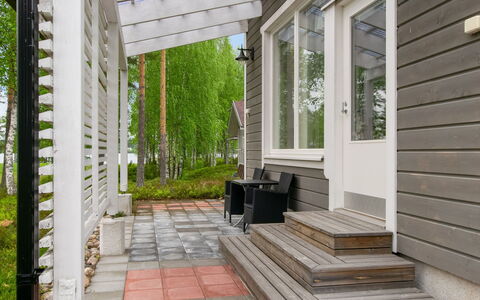 Paltamon Golfhovi a (Sis. 2 Golf Pelioikeutta): Hout, Sneeuw, Winter, Verblijf, Freezing, Huis, Blokhut, Lariks, Siding