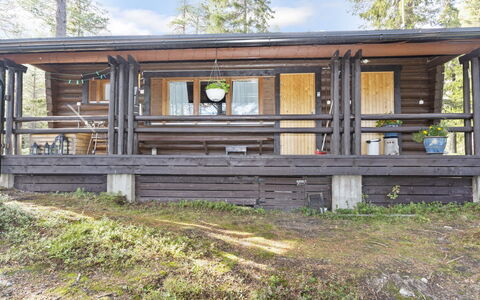 Kesäranta 2: Hout, Veranda, Verblijf, Hardwood, Blokhut, Dek, Siding, Beits, Plank, Garden Gebouwen