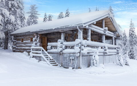 Kitka-Nokkela: Sneeuw, Winter, Freezing, Verblijf, Heuvel Station, Lariks, Ijskap, Glacial Landform, Skitoevlucht