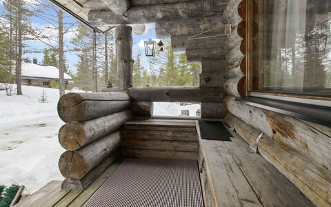 Rukaveska 4B: Hout, Plafond, Plank, Hardwood, Blokhut, Natuurlijk Materiaal, Straal, Winter, Timmerhout, Beits