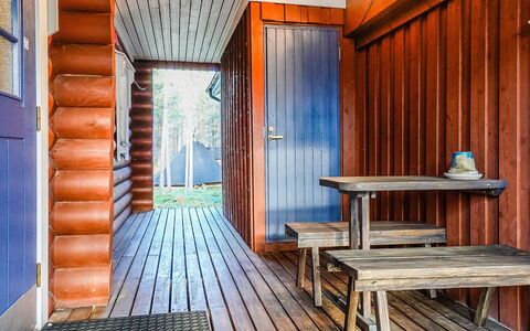 Kiepinkulma a: Hout, Verblijf, Blokhut, Woud, Schuur, Garden Gebouwen, Lariks, Bos, Beits