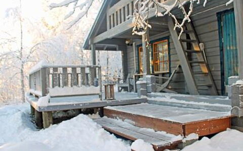 Juolukka: Sneeuw, Hout, Winter, Verblijf, Huis, Huis, Veranda, Freezing, Siding, Blokhut