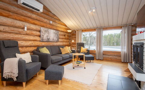 Papanmökki: Hout, Hardwood, Beits, Plafond, Houten Vloer, Woonkamer, Plank, Blokhut, Timmerhout, Bankstel