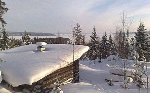 Harakanpesä: Hout, Sneeuw, Winter, Verblijf, Freezing, Huis, Blokhut, Lariks, Siding