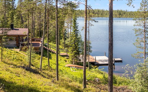 Karhulinna: Hout, Verblijf, Blokhut, Woud, Schuur, Garden Gebouwen, Lariks, Bos, Beits