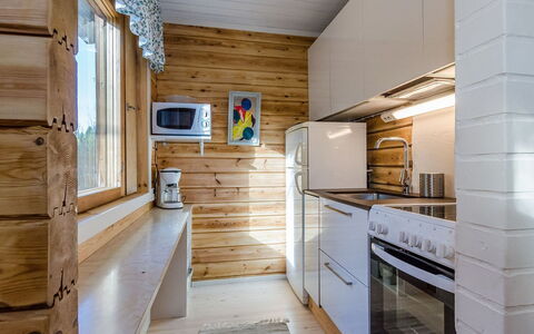 Koskenniska, Vaikon Loma 1: Hout, Verblijf, Beits, Hardwood, Blokhut, Plank, Plafond, Natuurlijk Materiaal, Timmerhout, Garden Gebouwen
