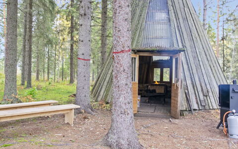 Jussinlahti, Vaikon Loma 6: Hout, Huis, Sneeuw, Verblijf, Huis, Winter, Dak, Freezing, Siding, Helling