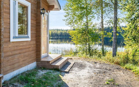 Jussinlahti, Vaikon Loma 6: Hout, Verblijf, Siding, Blokhut, Beits, Hardwood, Plank, Timmerhout, Natuurlijk Materiaal, Garden Gebouwen