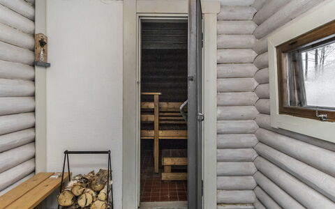 Eemilin Huvila: Hout, Sneeuw, Winter, Verblijf, Freezing, Huis, Blokhut, Lariks, Siding