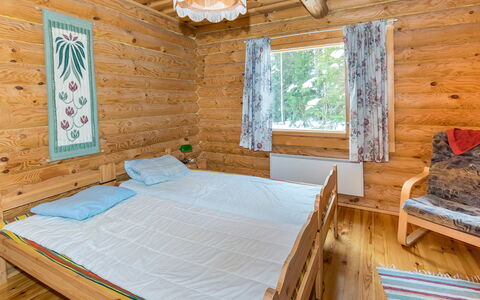Hevonkuusi: Hout, Verblijf, Huis, Plafond, Beits, Blokhut, Hardwood, Plank, Slaapkamer, Bed