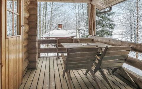 Hepolehto: Hout, Verblijf, Blokhut, Woud, Schuur, Garden Gebouwen, Lariks, Bos, Beits