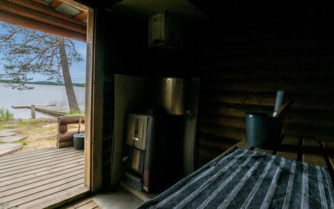 Aurinkoranta: Hout, Verblijf, Blokhut, Woud, Schuur, Garden Gebouwen, Lariks, Bos, Beits