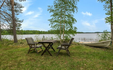 Aurinkoranta: Hout, Verblijf, Blokhut, Woud, Schuur, Garden Gebouwen, Lariks, Bos, Beits