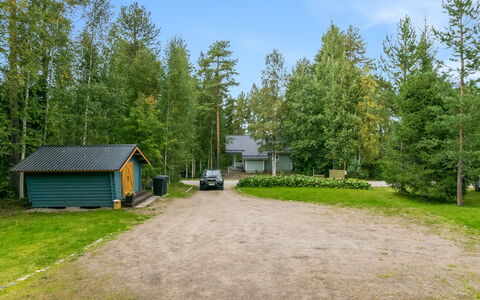 Linnanhelmi (Ent. Metsäpeura): Hout, Sneeuw, Winter, Verblijf, Freezing, Huis, Blokhut, Lariks, Siding