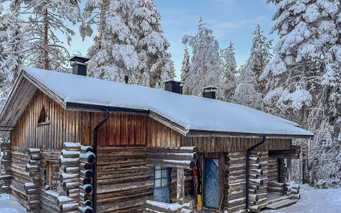 Vuokatinportti A7 Susiportti: Hout, Sneeuw, Winter, Verblijf, Freezing, Huis, Blokhut, Lariks, Siding