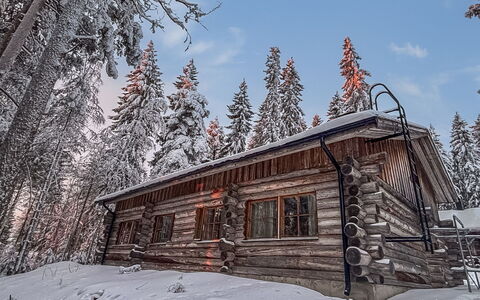 Vuokatinportti A7 Susiportti: Hout, Sneeuw, Winter, Verblijf, Freezing, Huis, Blokhut, Lariks, Siding