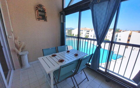 Fréjus 910: Appartement, Balkon, Condominium, Schaduw, Zwembad, Hotel, Jachthaven