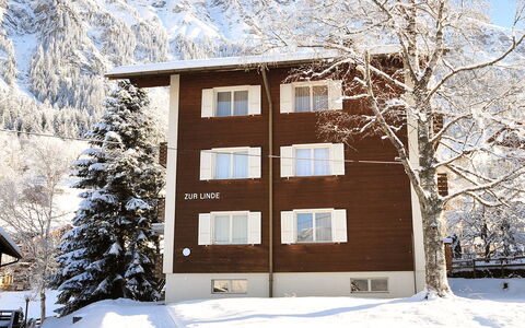 Zur Linde Apt.w: Sneeuw, Gebouw, Dag, Venster, Fabriek, Lucht, Boom, Afdeling, Huis, Helling
