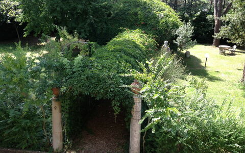 Villa Quattro Mori: Fabriek, Land Lot, Boom, Gras, Evergreen, Woody Plant, Groundcover, Haag, Struik, Natuurlijk Landschap